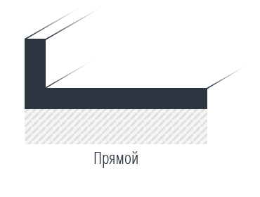Пристеночный бортик (плинтус) вариант 1